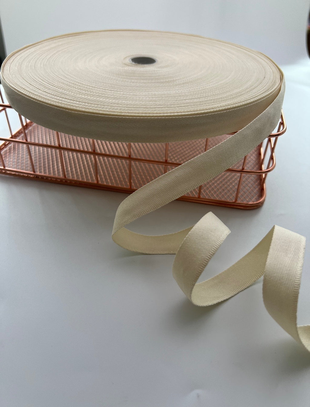 Grossgrain Ribbon - 5/8" X 100 yds Beige-1