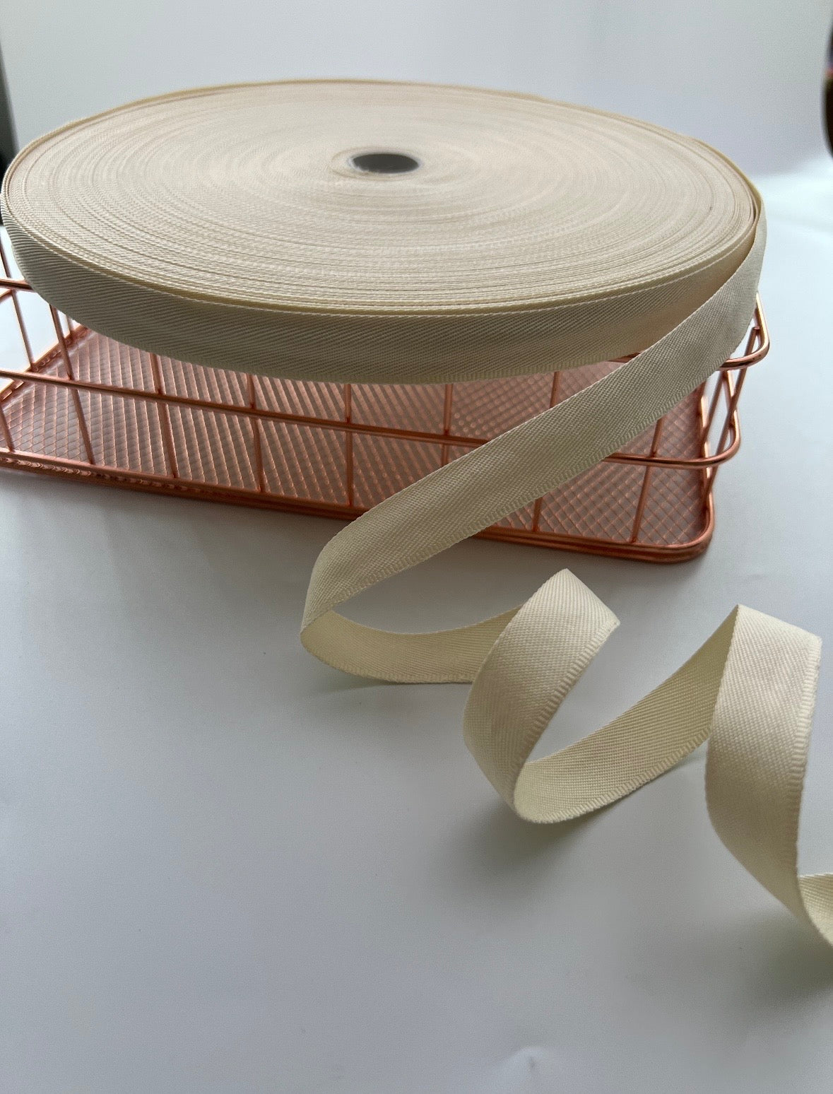 Grossgrain Ribbon - 5/8" X 100 yds Beige-1