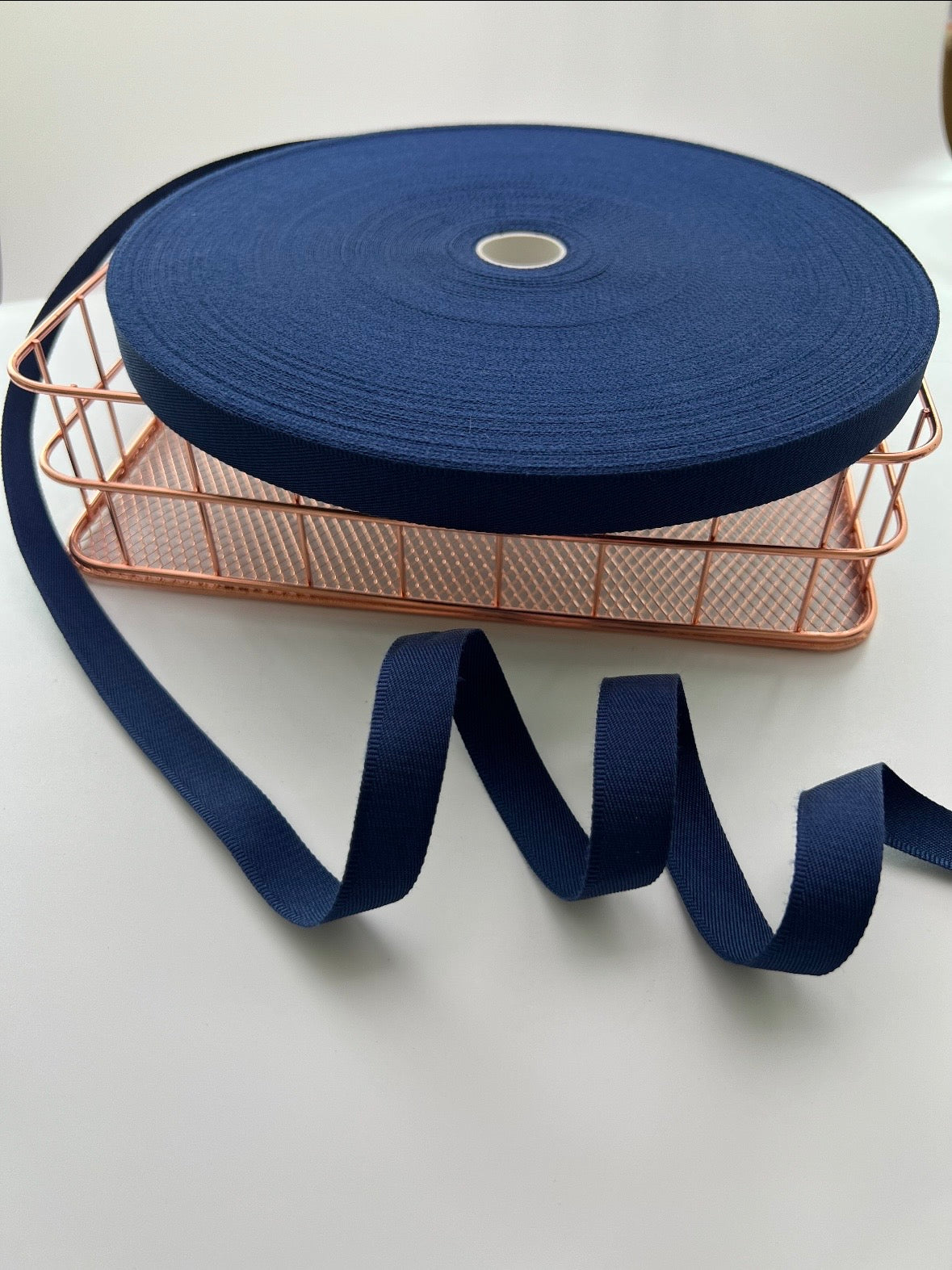 Grosgrain Ribbon - 5/8" x 100 yds. Dark blue-OC