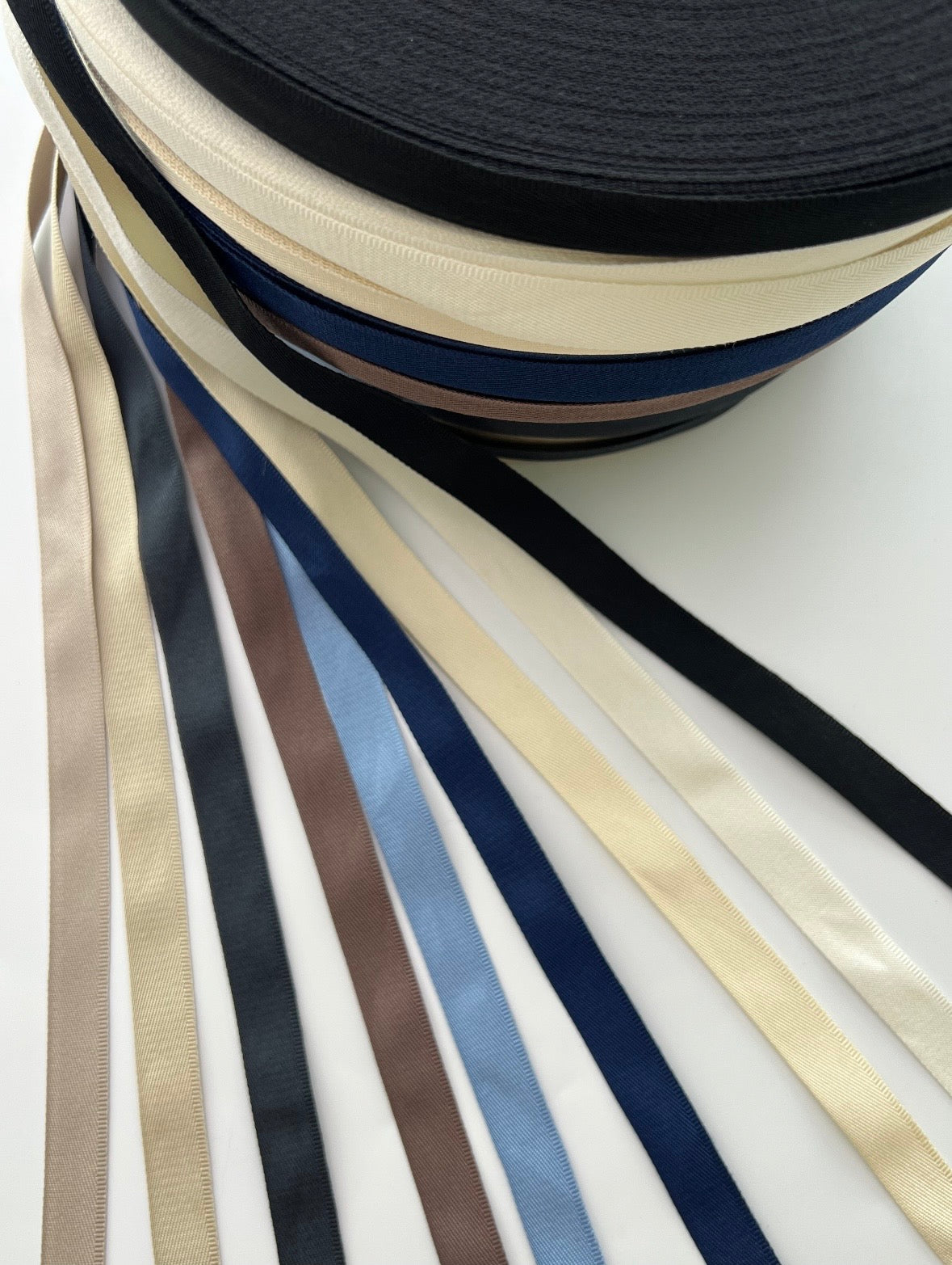Combination of 9 Grossgrain Ribbon - 5/8" - X 100 yds